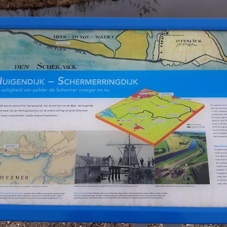 Gastenverblijf Bij De Molen Tussen Alkmaar En Hoorn Oterleek ภายนอก รูปภาพ