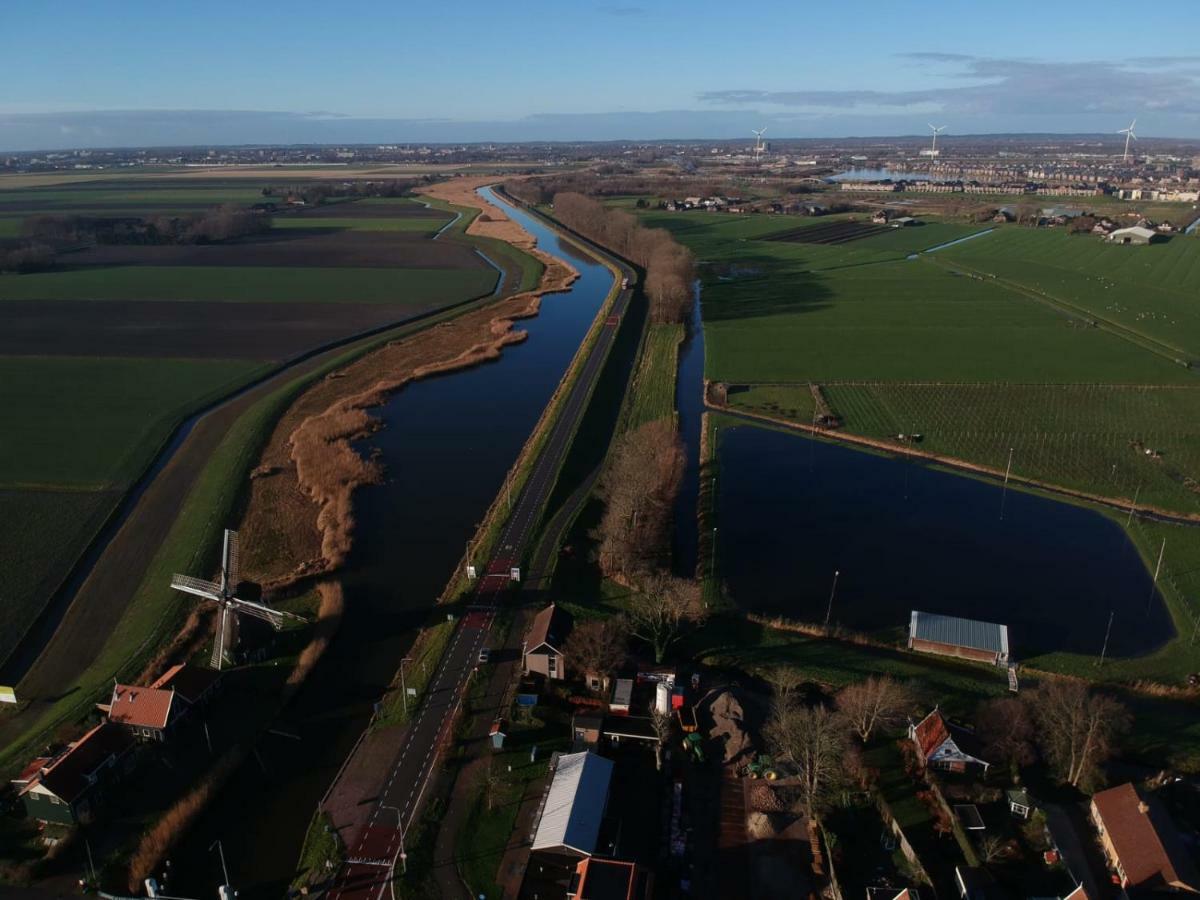 Gastenverblijf Bij De Molen Tussen Alkmaar En Hoorn Oterleek ภายนอก รูปภาพ